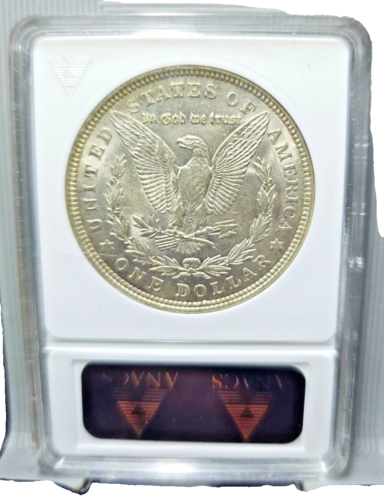 1921 Morgan Silver Dollar | ANACS AU58 VAM-3B(1) | HOT 50 Soap Box