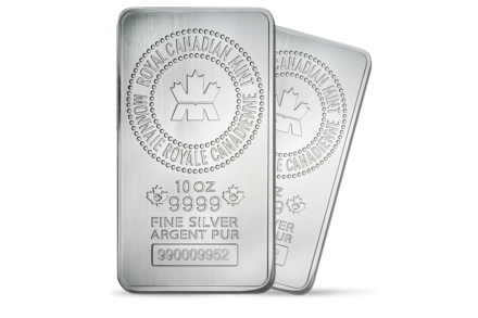 10 ozt Silver Bars | Varied Mints